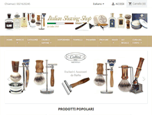 Tablet Screenshot of italianshavingshop.com
